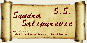 Sandra Šalipurević vizit kartica